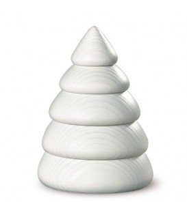 Sapin design blanc, 9,5 cm