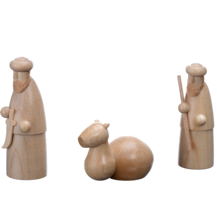 Bédouin et dromadaire pour creche de noel