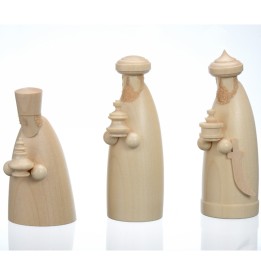 Les trois rois mages pour creche de noel