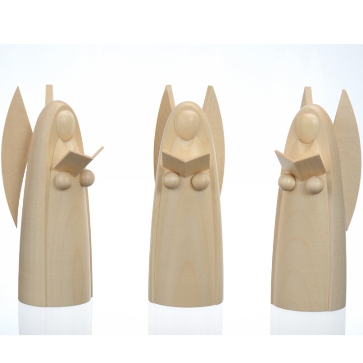 anges en bois crèche de Noel