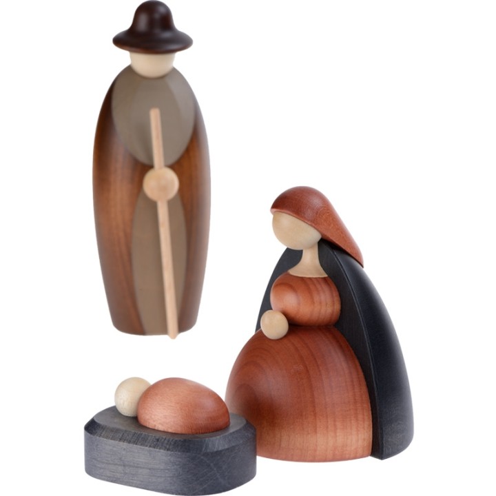 Enfant Jésus, Joseph, Marie pour crèche de Noël