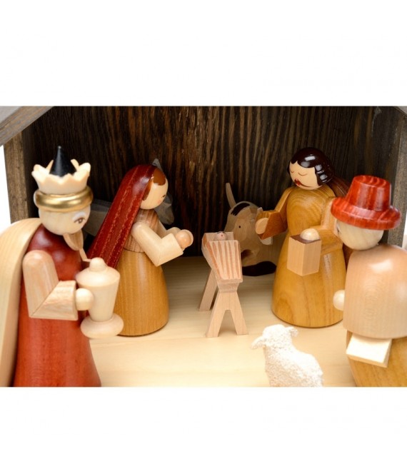  Petit Jésus dans une crèche de Noel