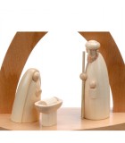  Achat petites crèches de noel avec figurines en bois 
