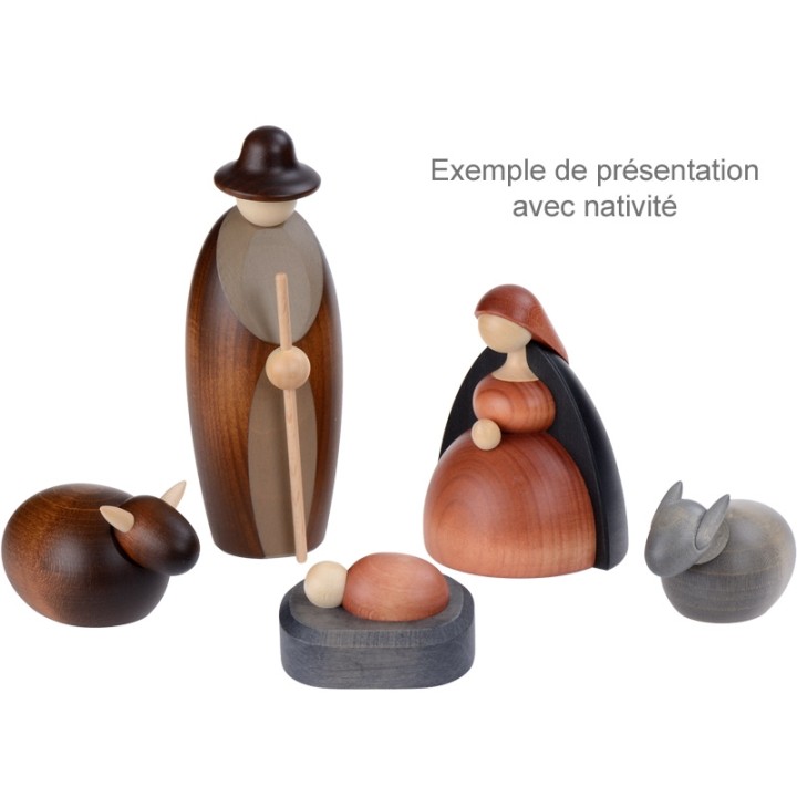 Boeuf et l'ane, animaux pour creche de Noel