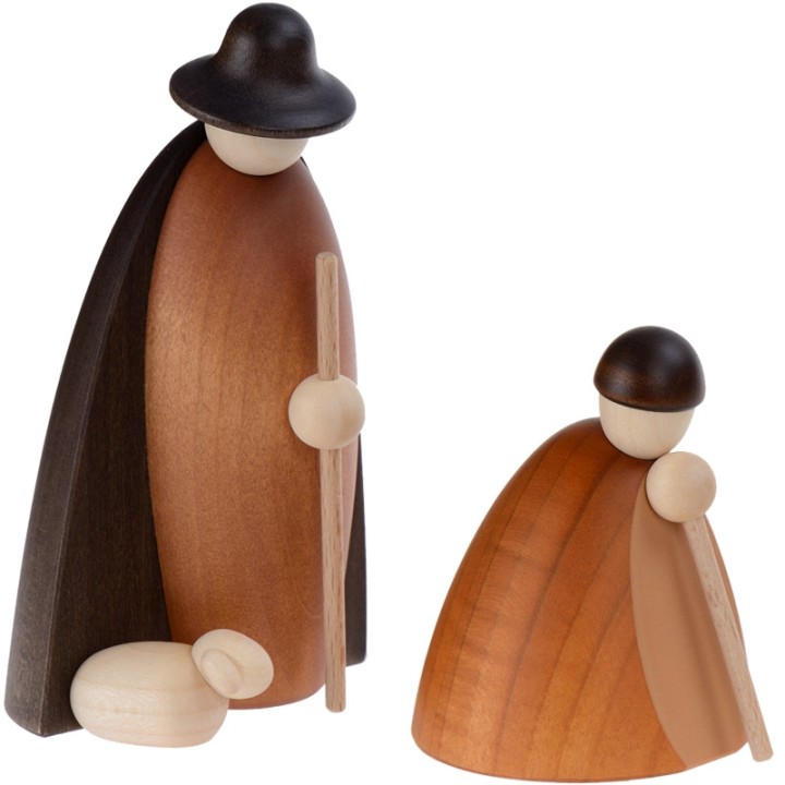 personnages creche de noel, berger et mouton