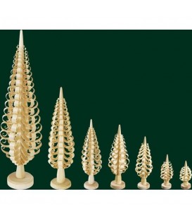 Sapin Noël bois sculpté, 12 cm