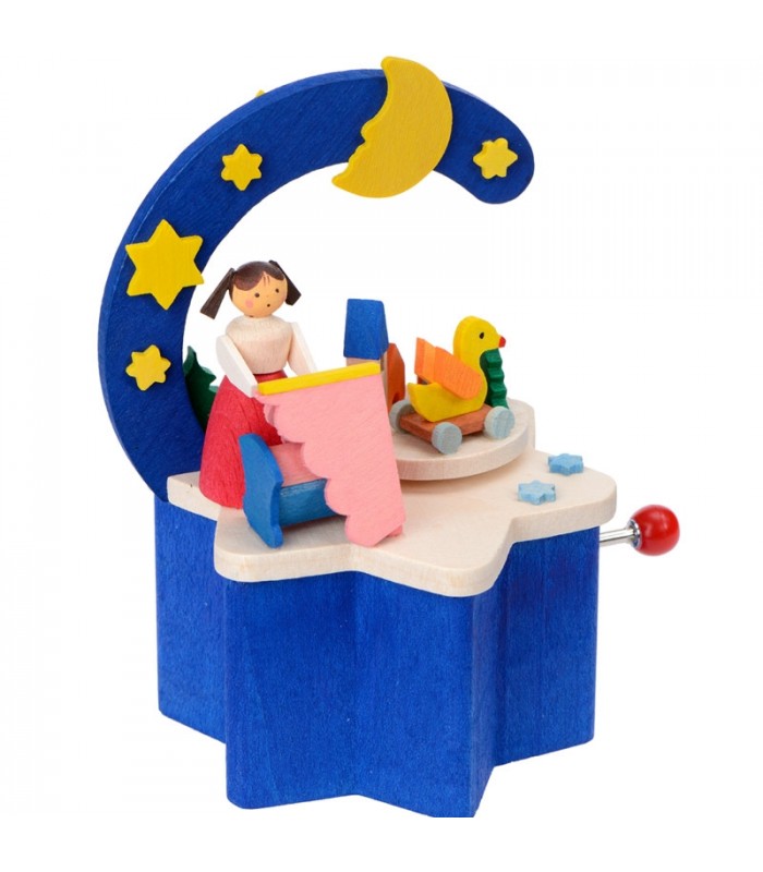 Boite A Musique Manivelle Enfant Dans Sa Chambre