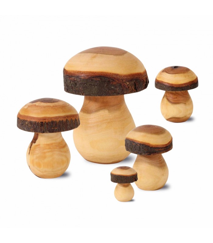 Creative en bois massif de champignons décoration de bureau