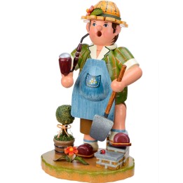 Personnage brûle-encens jardinier