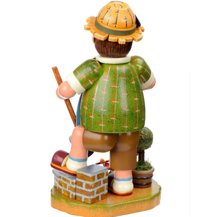 Personnage brûle-encens jardinier