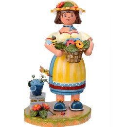Personnage brûle-encens jardinière