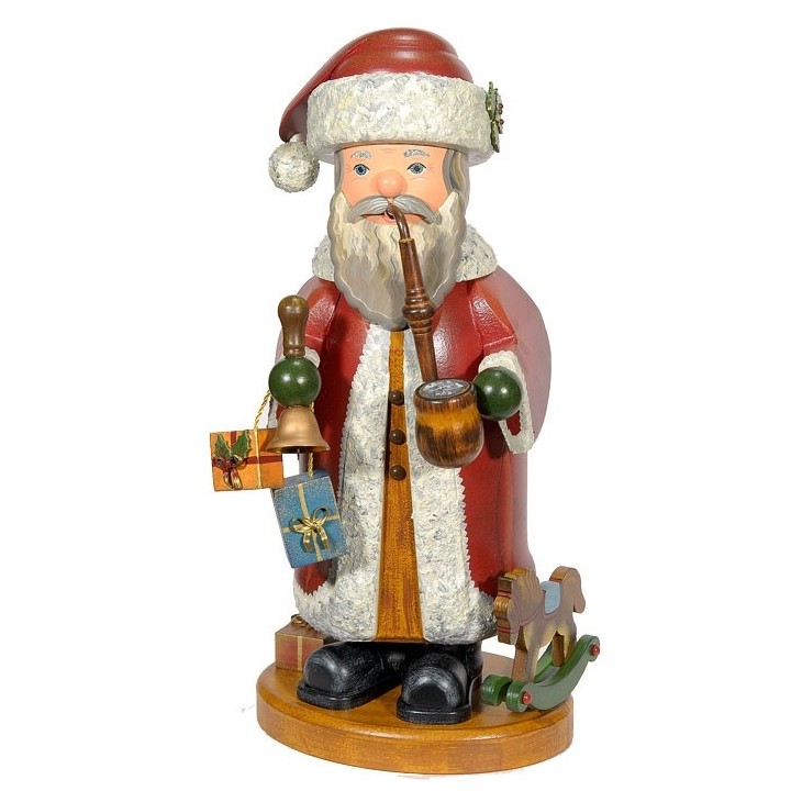 Personnage brûle-encens grand Père Noël
