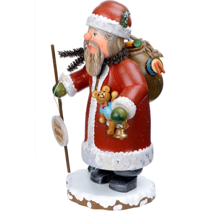 Personnage brûle-encens Père Noël