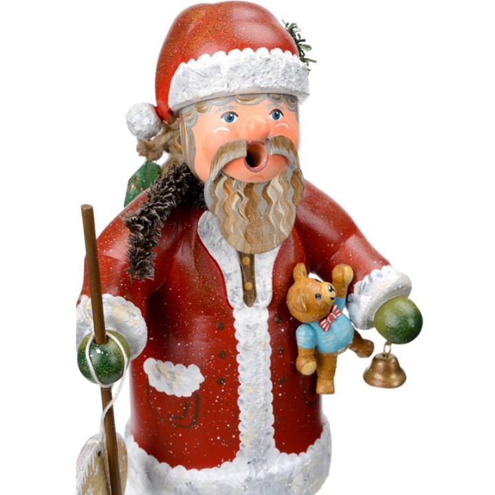 Personnage brûle-encens Père Noël