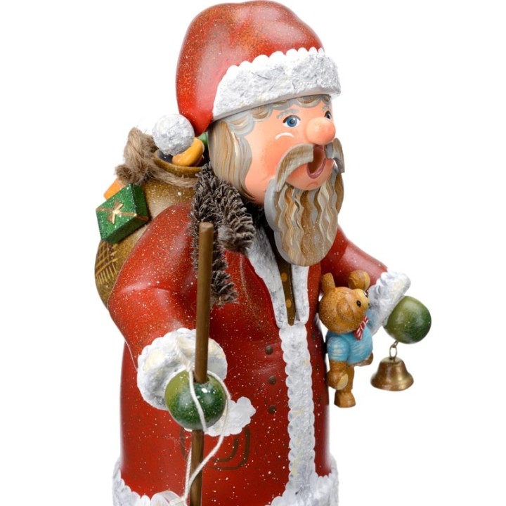 Personnage brûle-encens Père Noël