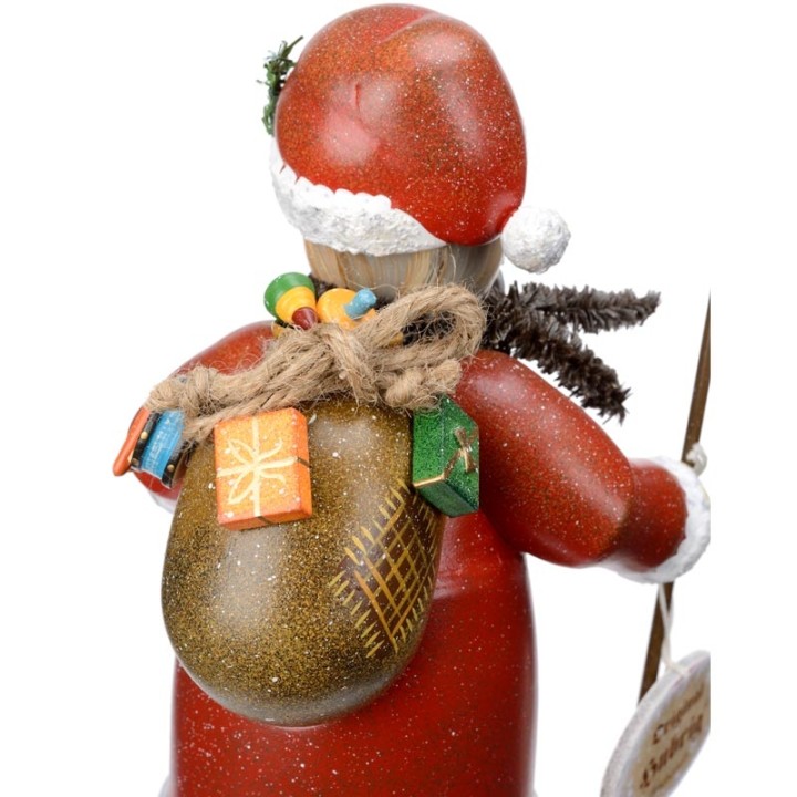 Personnage brûle-encens Père Noël