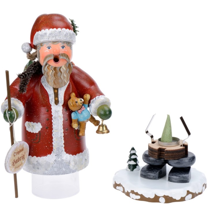 Personnage brûle-encens Père Noël