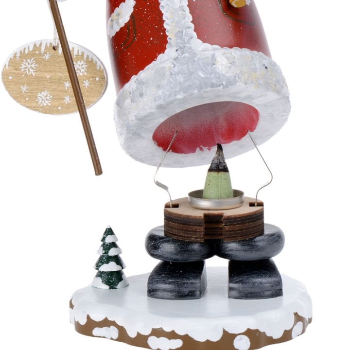 Personnage brûle-encens Père Noël
