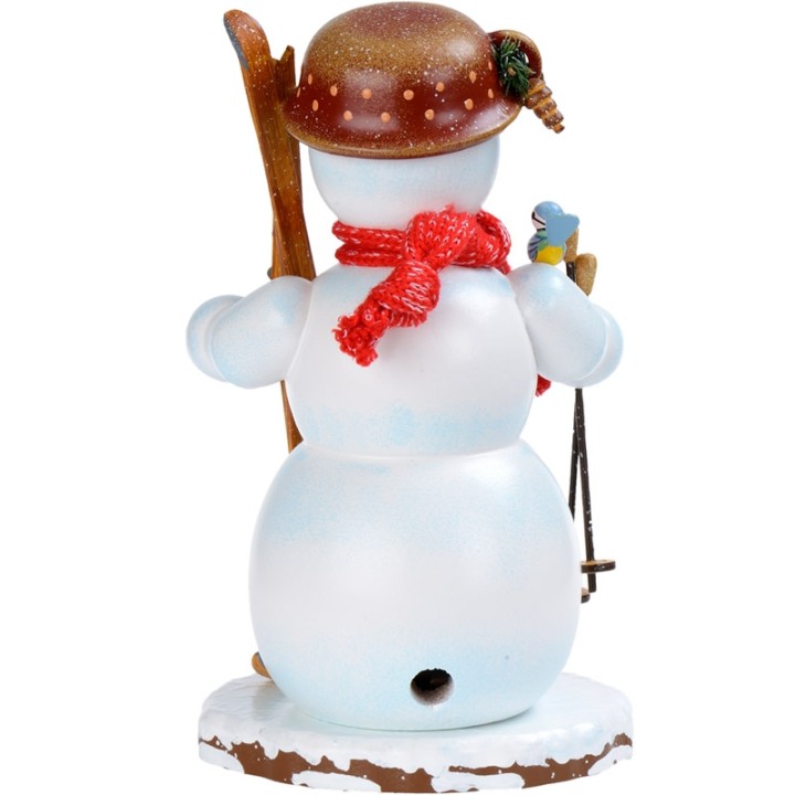 Personnage brûle-encens bonhomme de neige