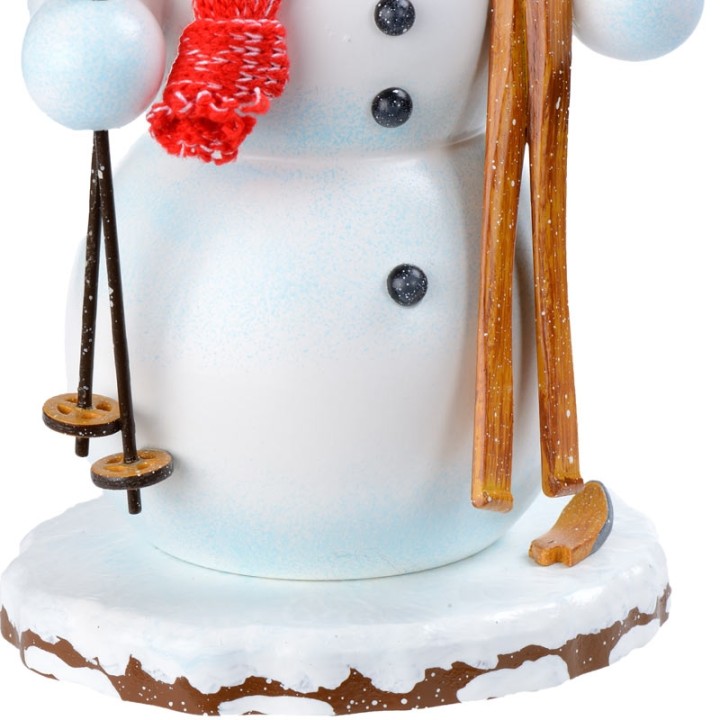 Personnage brûle-encens bonhomme de neige