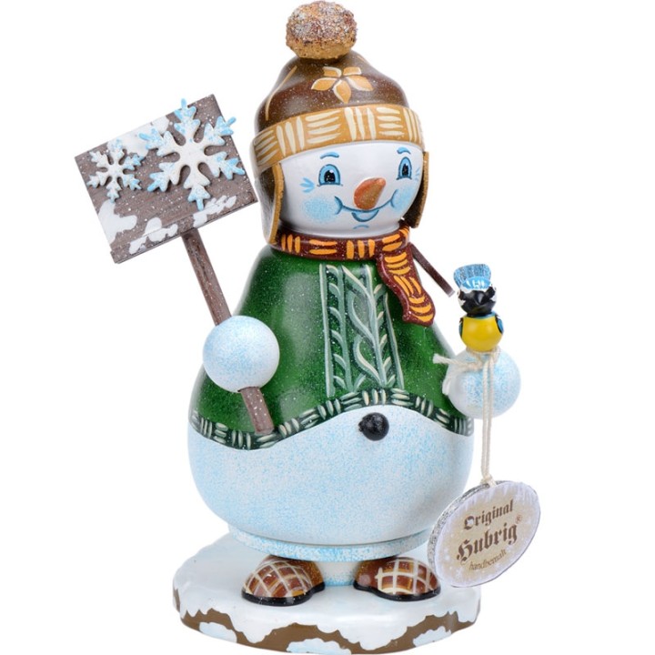 Personnage porte encens bonhomme de neige