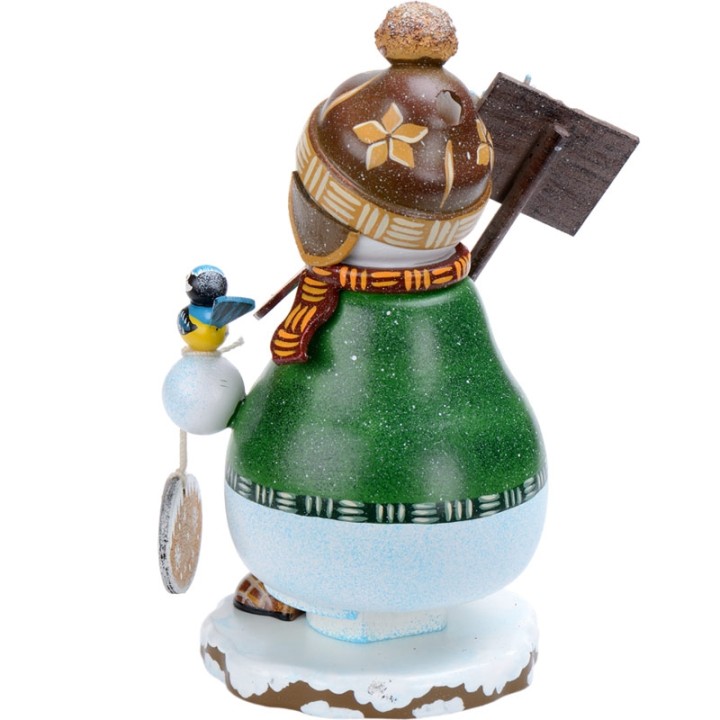 Personnage porte encens bonhomme de neige