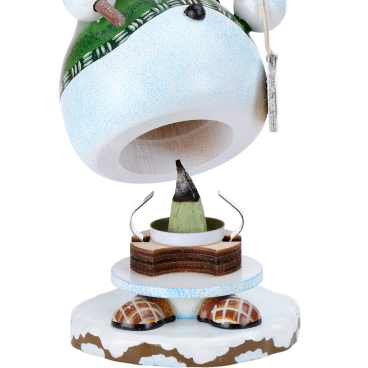 Personnage porte encens bonhomme de neige