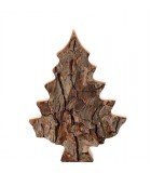 Sapin en bois déco en écorce 15 cm