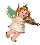 Ange de Noël pour sapin avec un violon