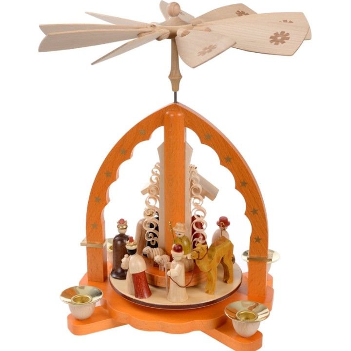 Pyramide de Noël en bois