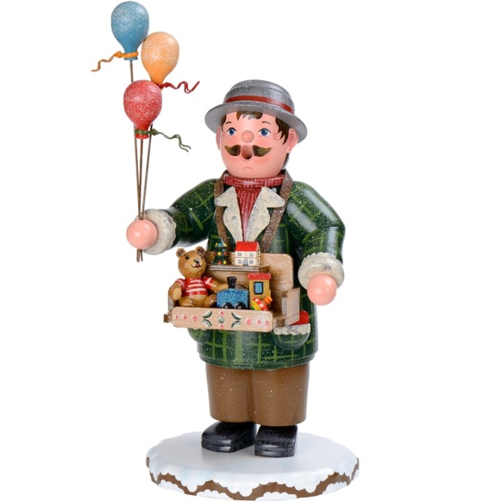 Personnage porte encens vendeur de ballons