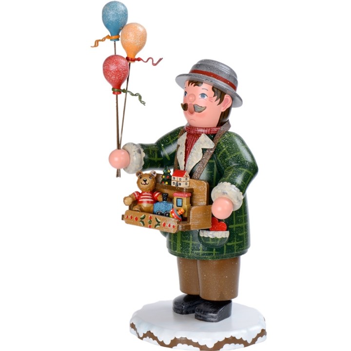 Personnage porte encens vendeur de ballons