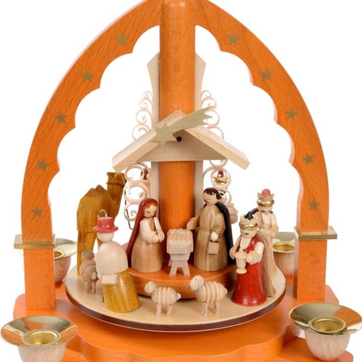 Pyramide de Noël Allemande en bois