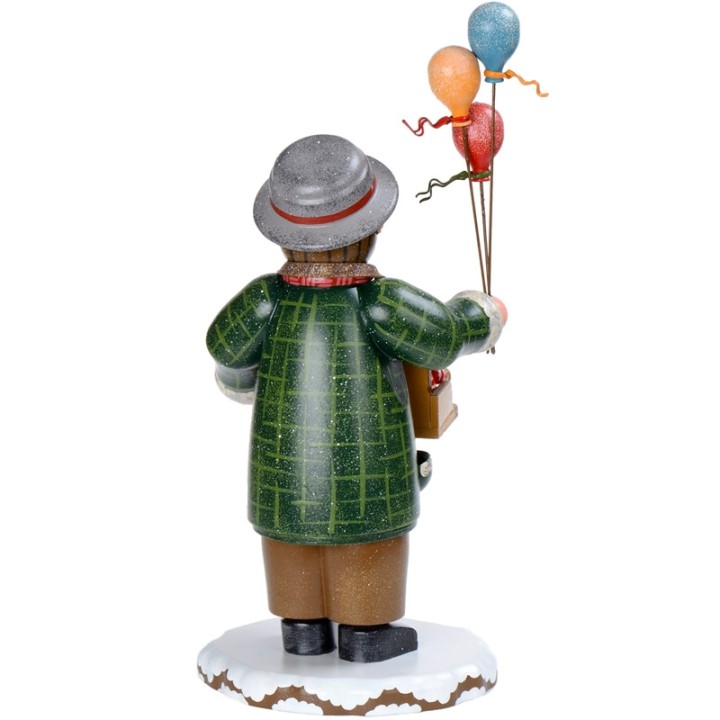 Personnage porte encens vendeur de ballons