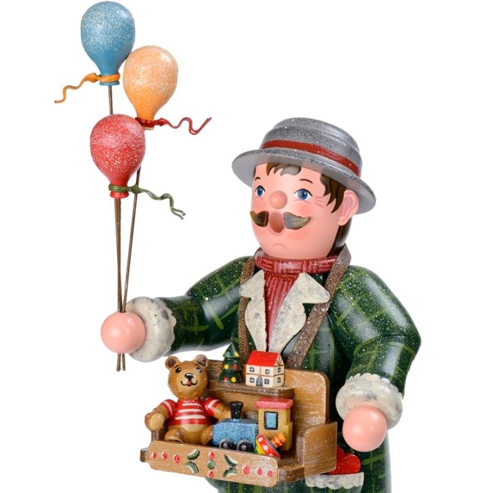 Personnage porte encens vendeur de ballons