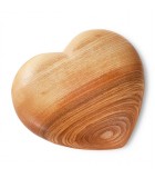 Grand coeur en bois, 17 cm