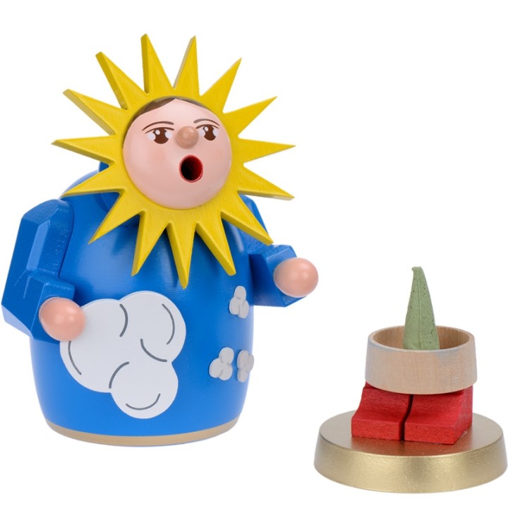 Personnage soleil brûle-encens