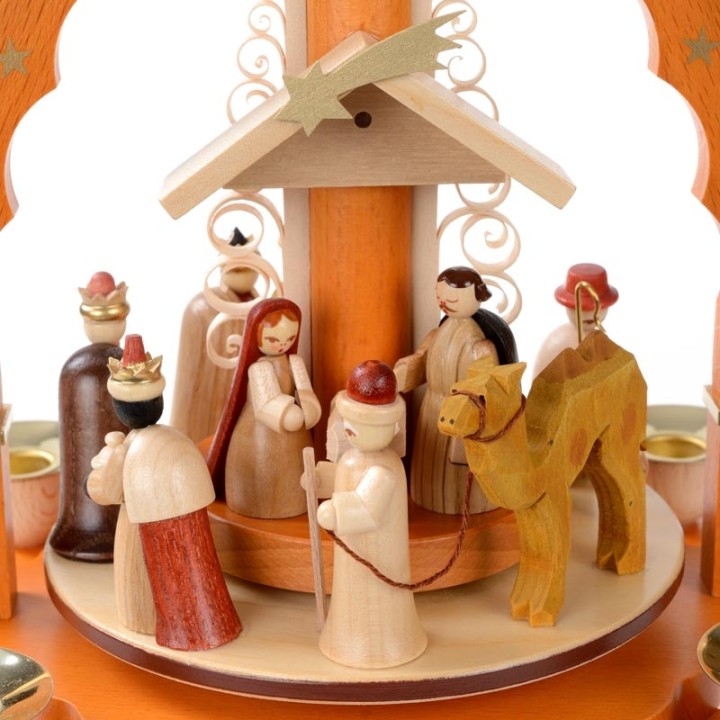creche de Noël allemande pyramide