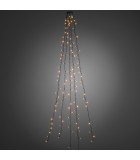 Voile guirlande pour sapin de Noël, 250 diodes LED 