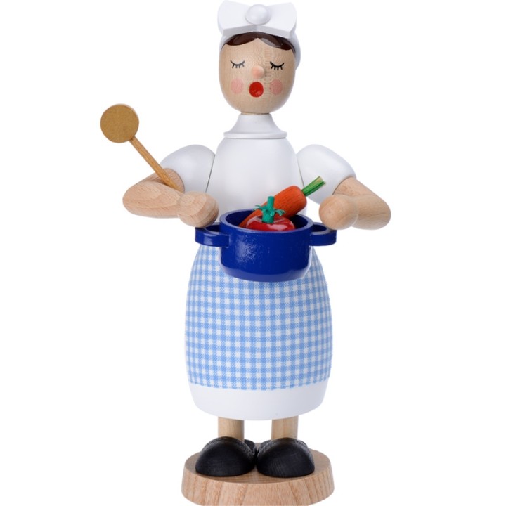 Personnage brûle-encens cuisinière