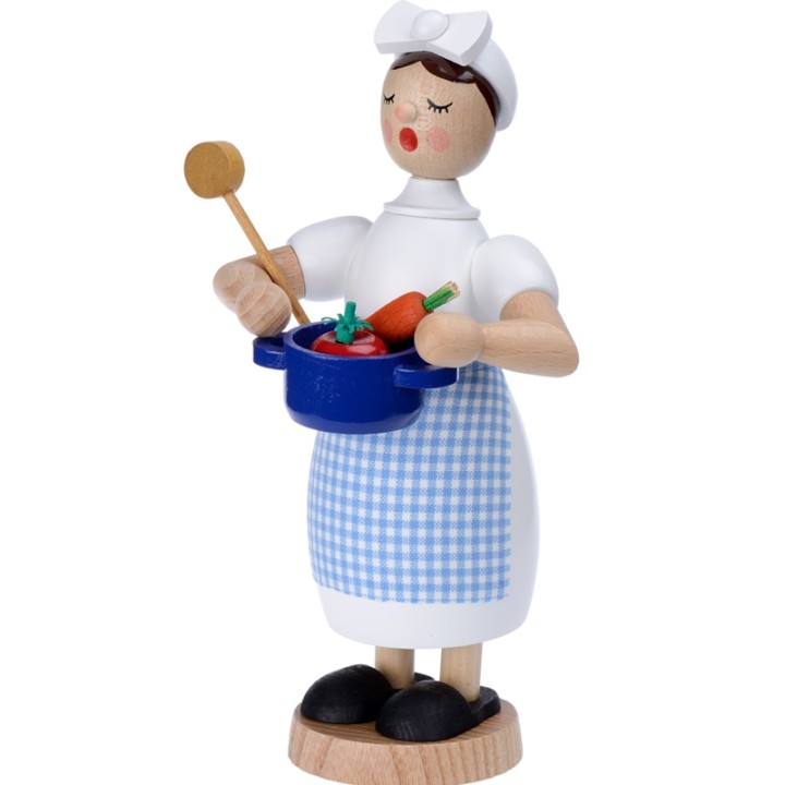 Personnage brûle-encens cuisinière
