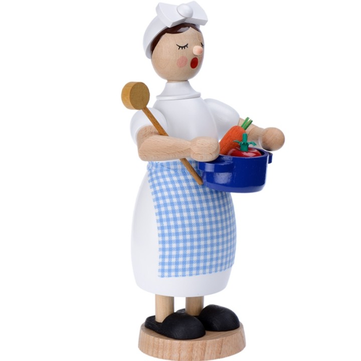 Personnage brûle-encens cuisinière