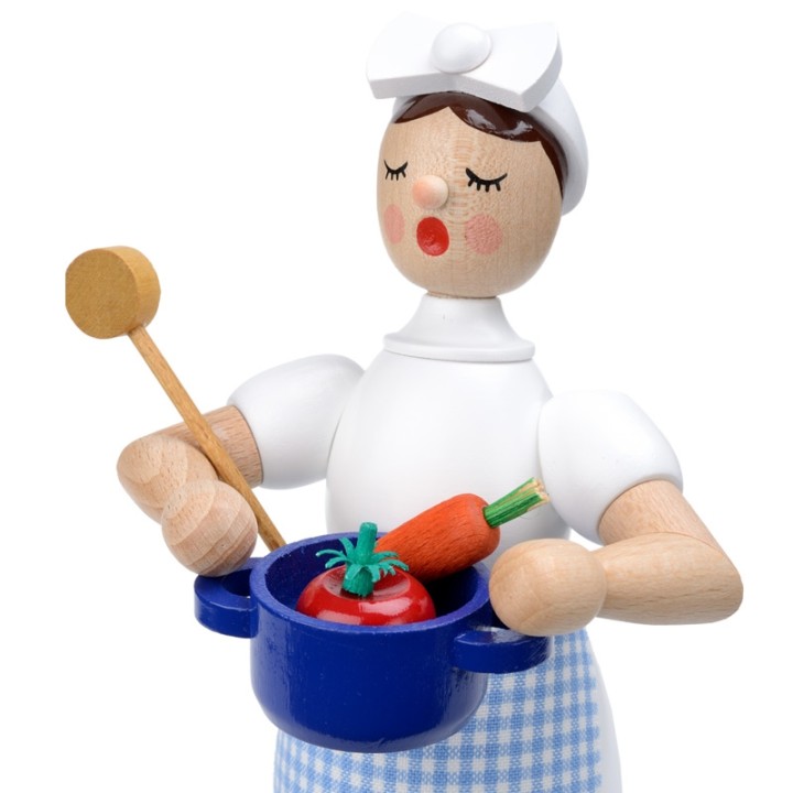 Personnage brûle-encens cuisinière