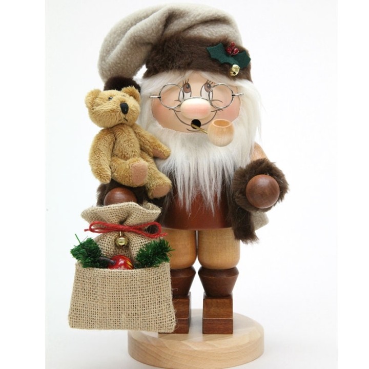 Lutin brule-parfum père Noel et ourson