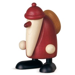 Père Noël rouge avec hotte