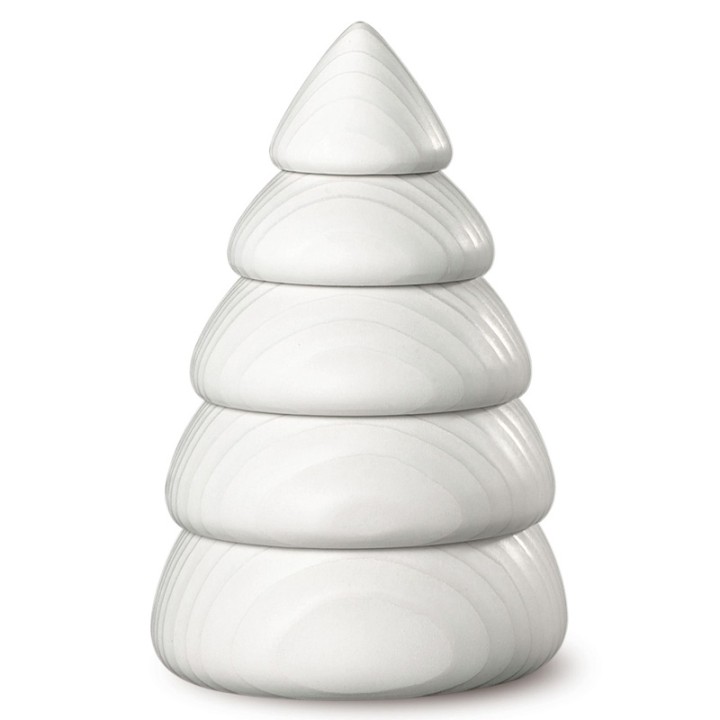 Grand sapin design blanc, 14 cm