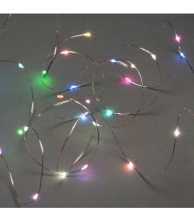 Guirlande lumineuse avec changement de couleur, 50 diodes LED