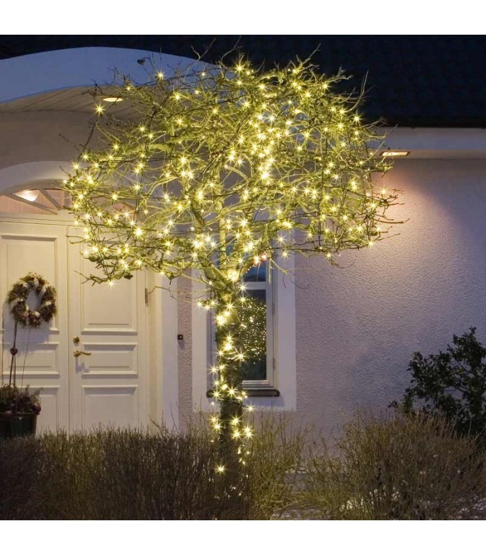 Decoration Noel extérieur Guirlande lumineuse 40 diodes LED