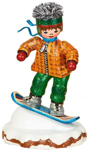 Village de No&euml;l miniature snowboarder