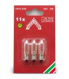 Ampoules de rechange 23V, 3W pour chandelier électrique 11 lampes, Konstsmide 1074-030 